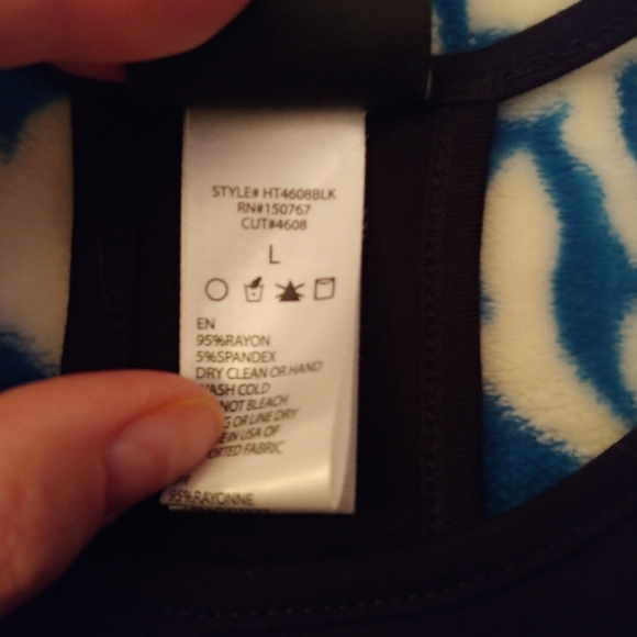 NWO Tags. Harley Davidson Tank Top. Embellishments and open back. Size Lg. - Picture 5 of 5